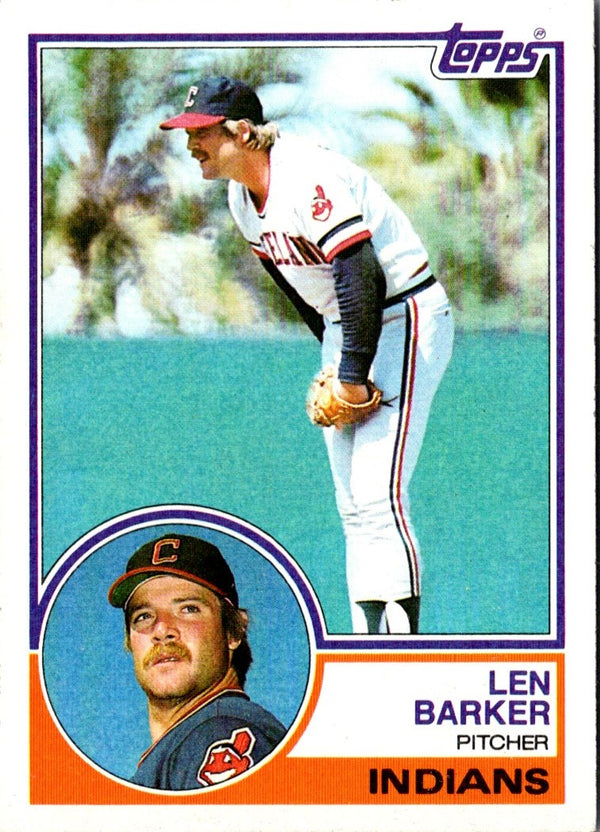 1983 Topps Len Barker #120