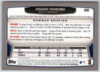 2014 Bowman Hisashi Iwakuma #208