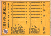 1970 Topps World Series Game 5 - Koosman Shuts The Door! #309 EX-MT+