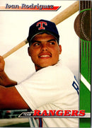 1993 Stadium Club Texas Rangers Ivan Rodriguez