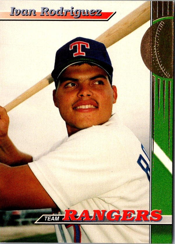 1993 Stadium Club Texas Rangers Ivan Rodriguez #10
