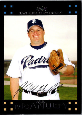 2007 Topps Updates & Highlights Paul McAnulty #UH34