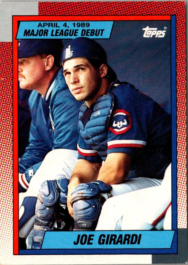 1990 Topps Major League Debut 1989 Joe Girardi #42
