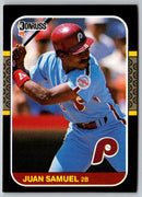 1987 Donruss Juan Samuel