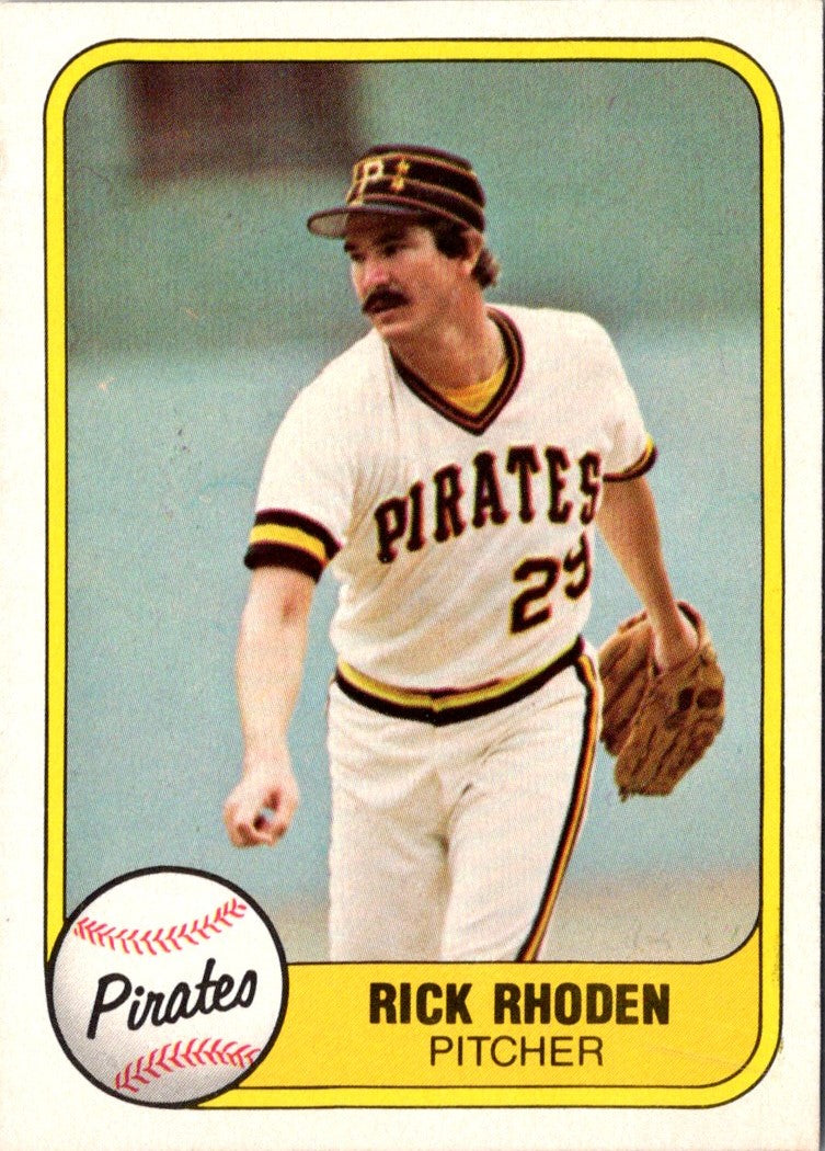 1981 Fleer Rick Rhoden