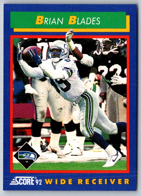 1992 Score Brian Blades #86