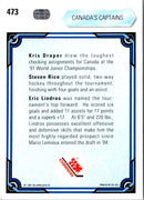 1990 Upper Deck Kris Draper/Steven Rice/Eric Lindros