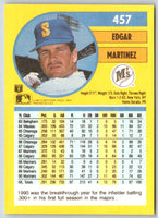 1991 Fleer Edgar Martinez #457