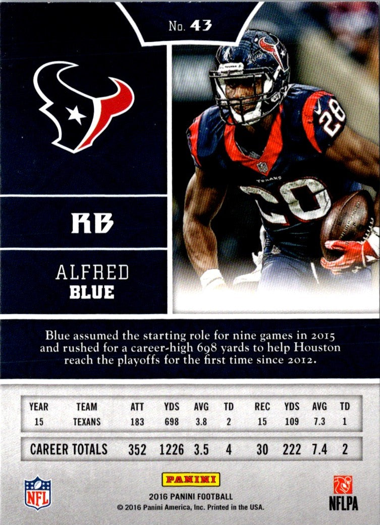 2016 Panini Alfred Blue