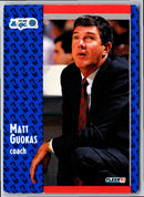 1991 Fleer Matt Guokas
