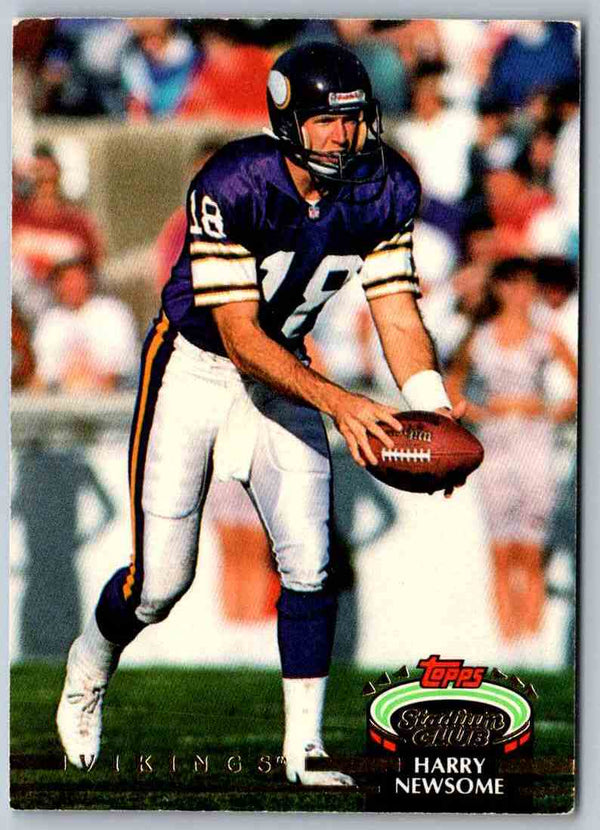 1992 Topps Stadium Club Football Harry Newsome #155