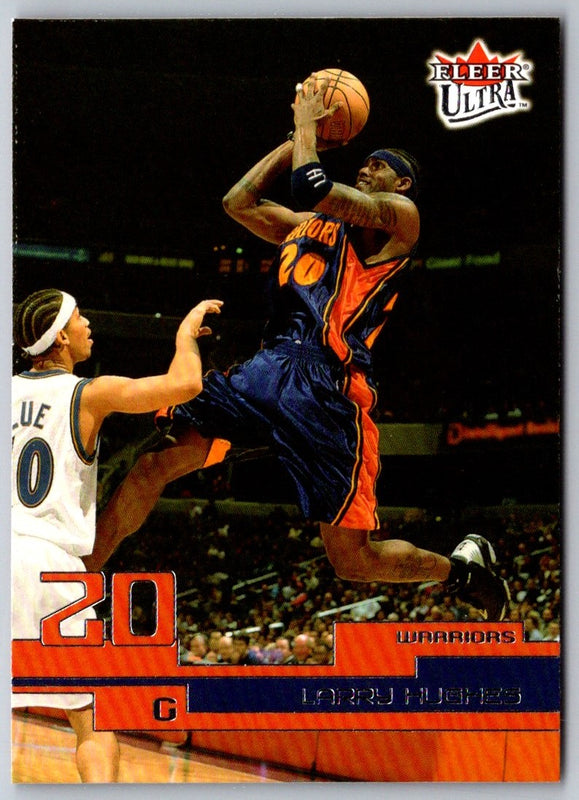 2002 Ultra Gold Medallion Larry Hughes #95
