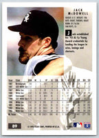 1994 Fleer Baseball Jack McDowell #89