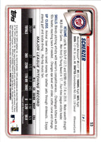 2020 Bowman Max Scherzer #53