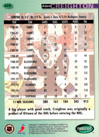 1994 Parkhurst Adam Creighton #222