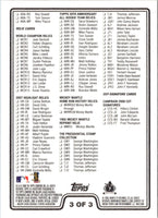 2008 Topps Updates & Highlights Checklist #2 #2