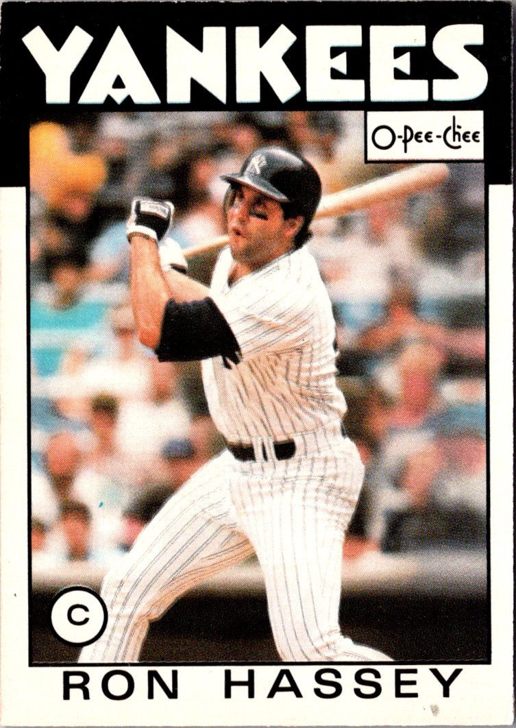 1986 O-Pee-Chee Ron Hassey