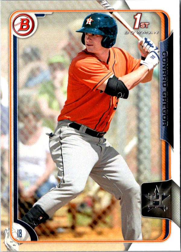 2015 Bowman Prospects Conrad Gregor #BP55