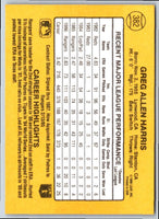 1987 Donruss Greg Harris #82