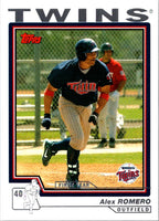 2004 Topps Traded & Rookies Alex Romero #T188 Rookie