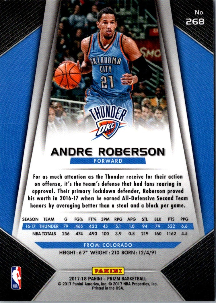 2017 Panini Prizm Andre Roberson