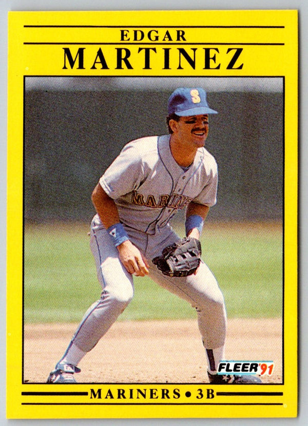 1991 Fleer Edgar Martinez #457