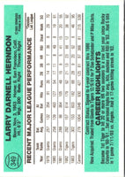 1984 Donruss Larry Herndon #349