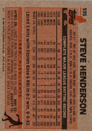 1983 Topps Steve Henderson