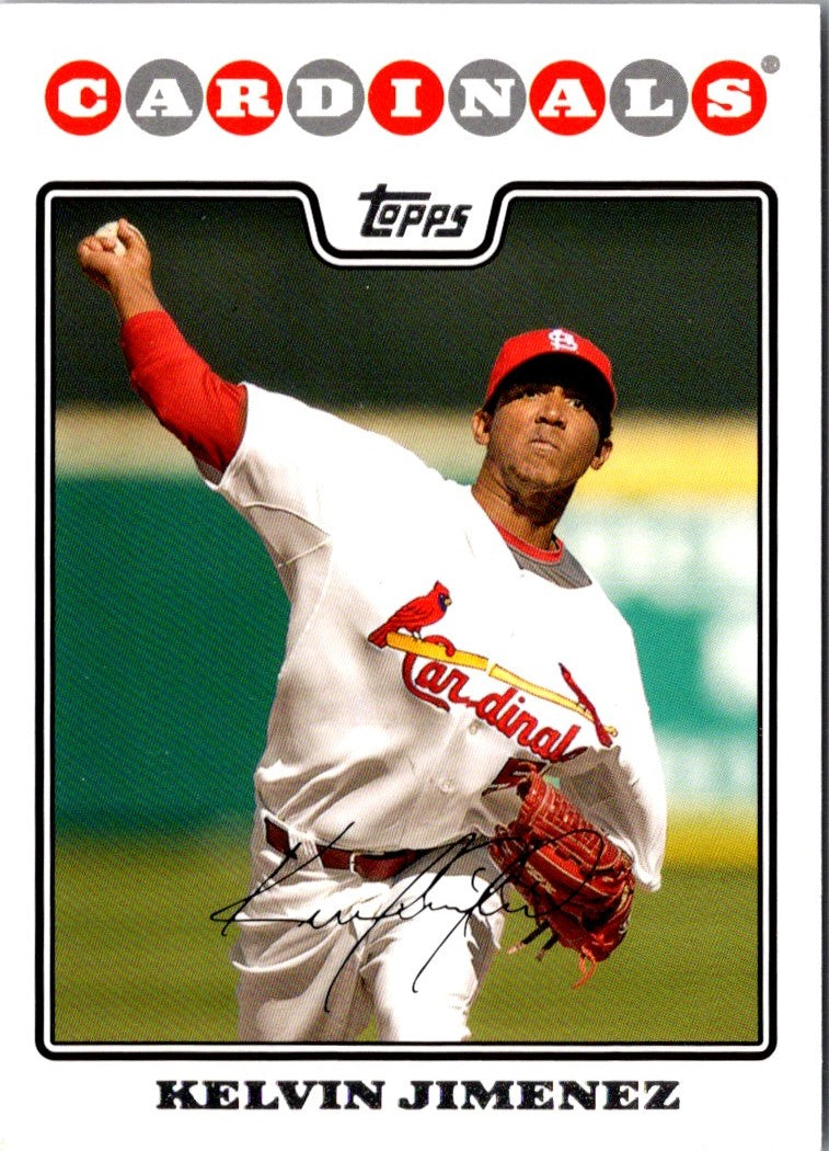 2008 Topps Updates & Highlights Kelvin Jimenez