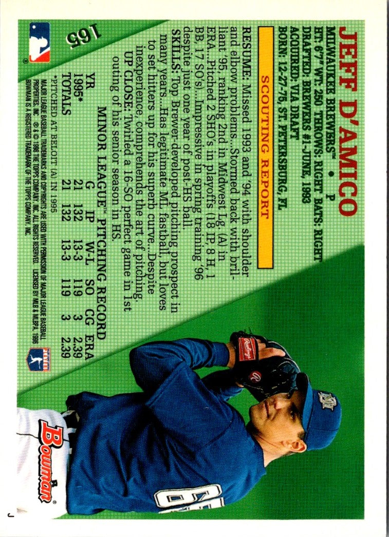 1996 Bowman Jeff D'Amico