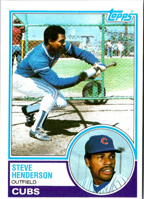 1983 Topps Steve Henderson #335 EX