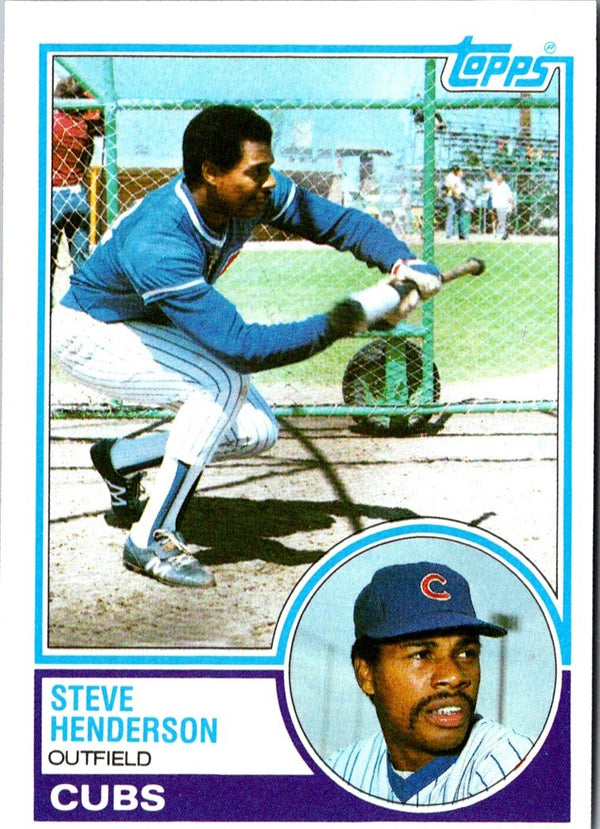 1983 Topps Steve Henderson #335 EX