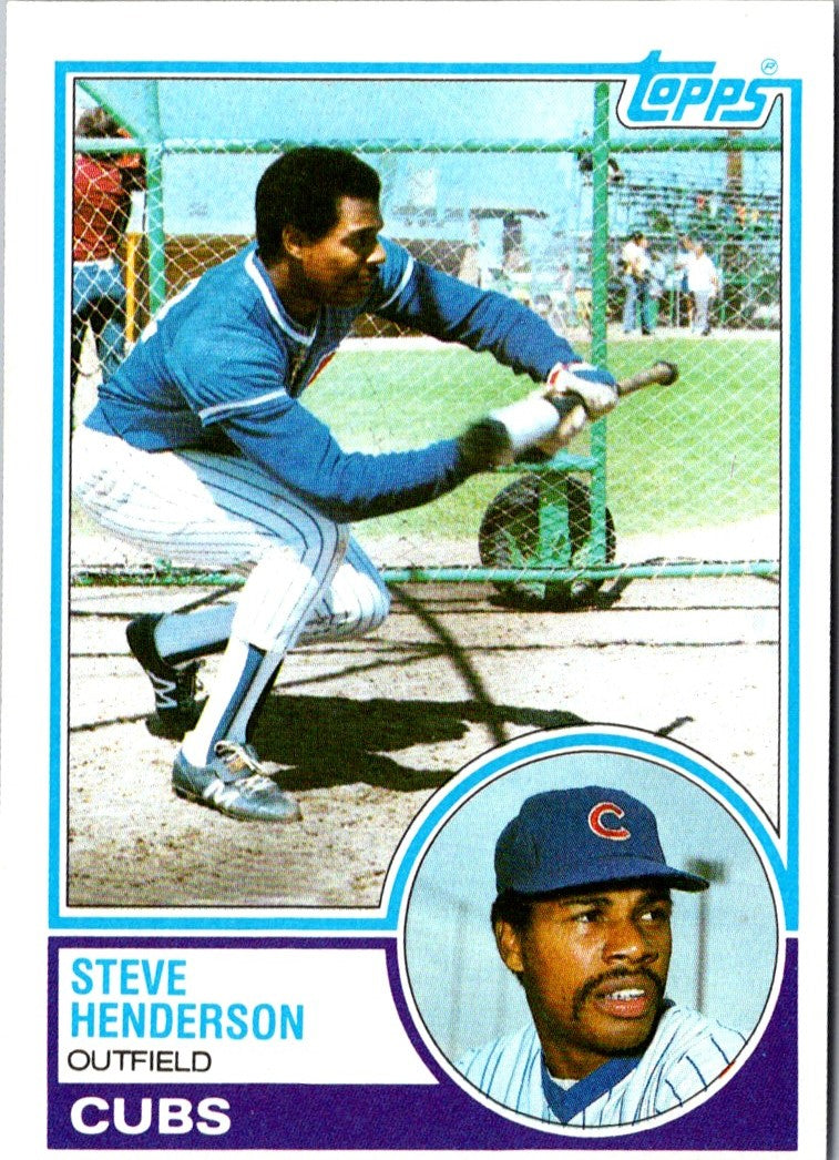 1983 Topps Steve Henderson