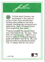 1989 CMC Jose Canseco Jose Canseco #20