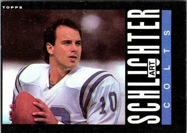 1985 Topps Art Schlichter #266 Rookie