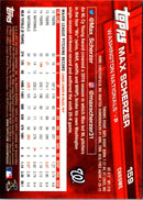 2017 Topps Chrome Max Scherzer