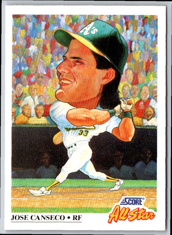 1991 Score Jose Canseco #398