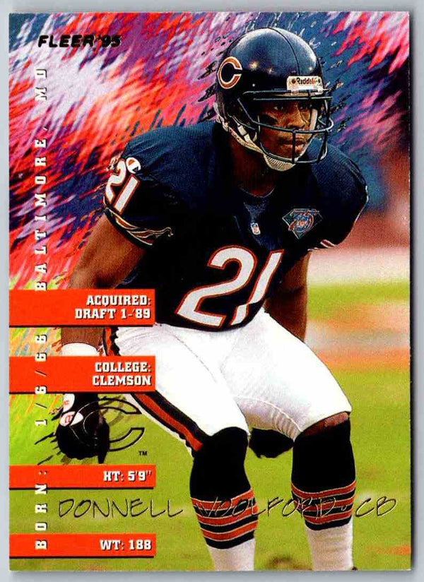 1995 Fleer Donnell Woolford #61