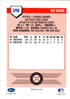 1991 Line Drive AAA Ted Wood #398