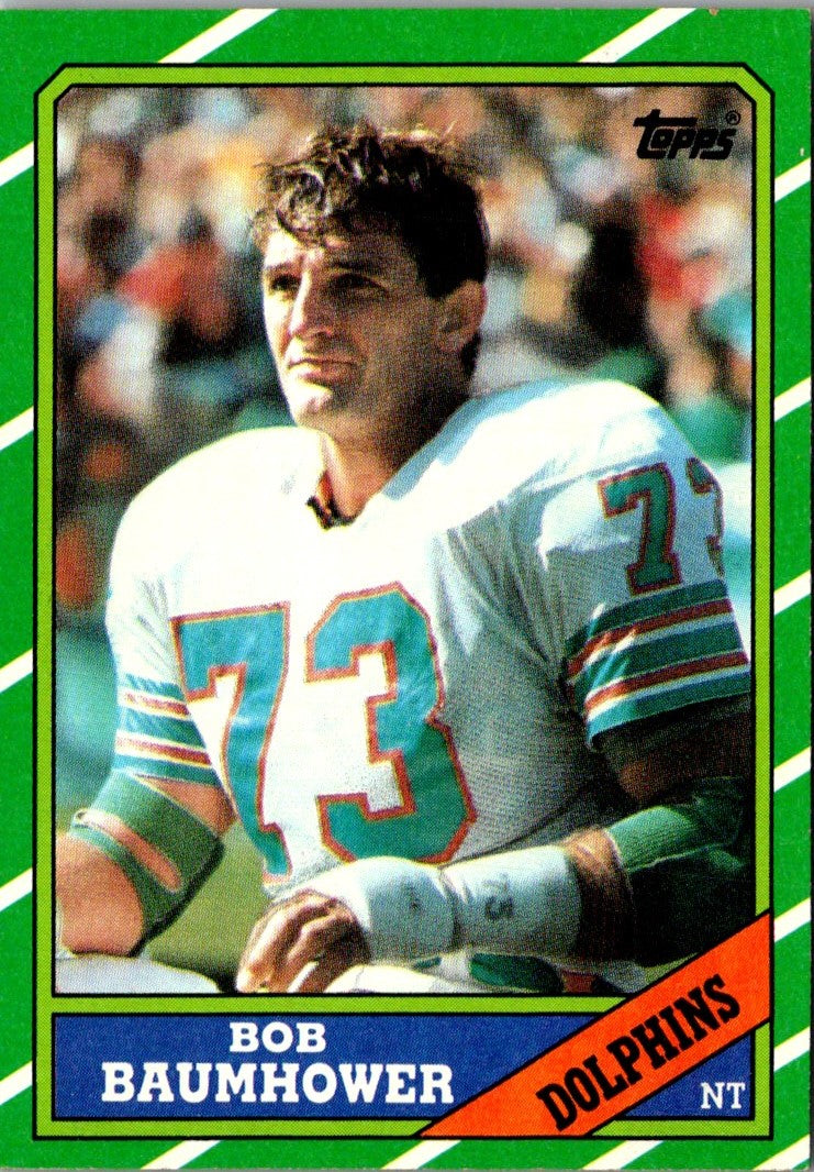 1986 Topps Bob Baumhower