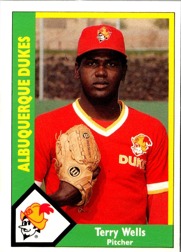 1990 CMC Albuquerque Dukes Terry Wells #13