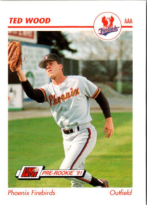 1991 Line Drive AAA Ted Wood #398