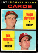 1971 Topps Cards Rookies - Reggie Cleveland/Luis Melendez