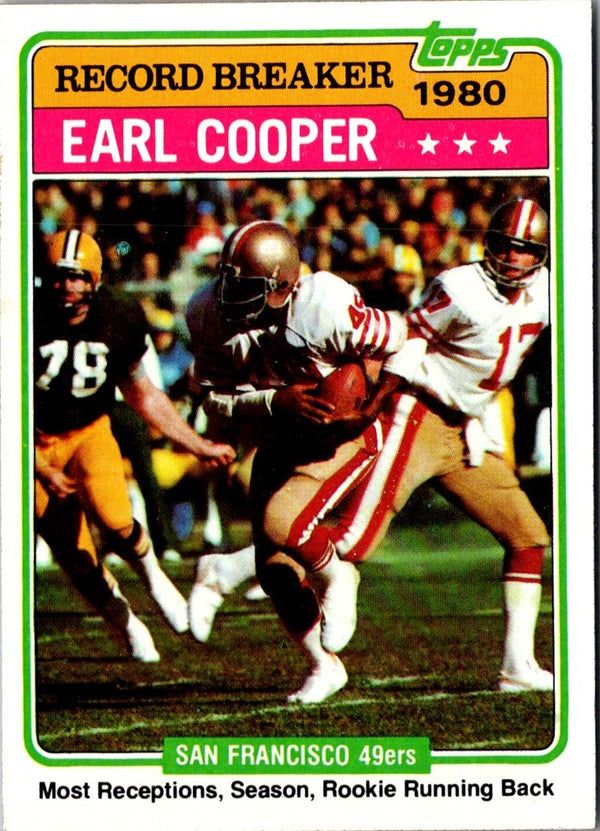 1981 Topps Earl Cooper #331 EX