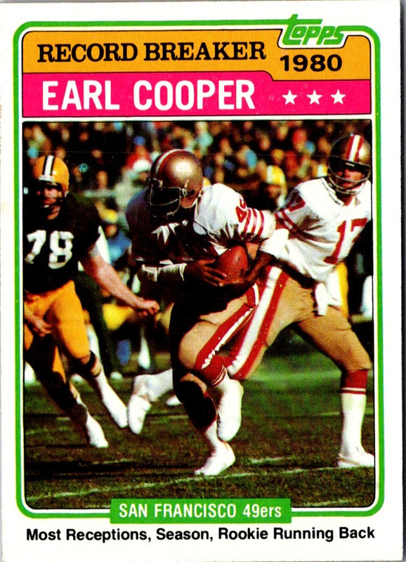 1981 Topps Earl Cooper #331 EX