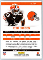 2013 Panini Rookies & Stars Longevity Josh Gordon #24