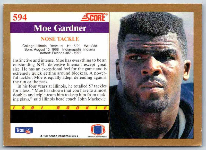 1991 Score Moe Gardner