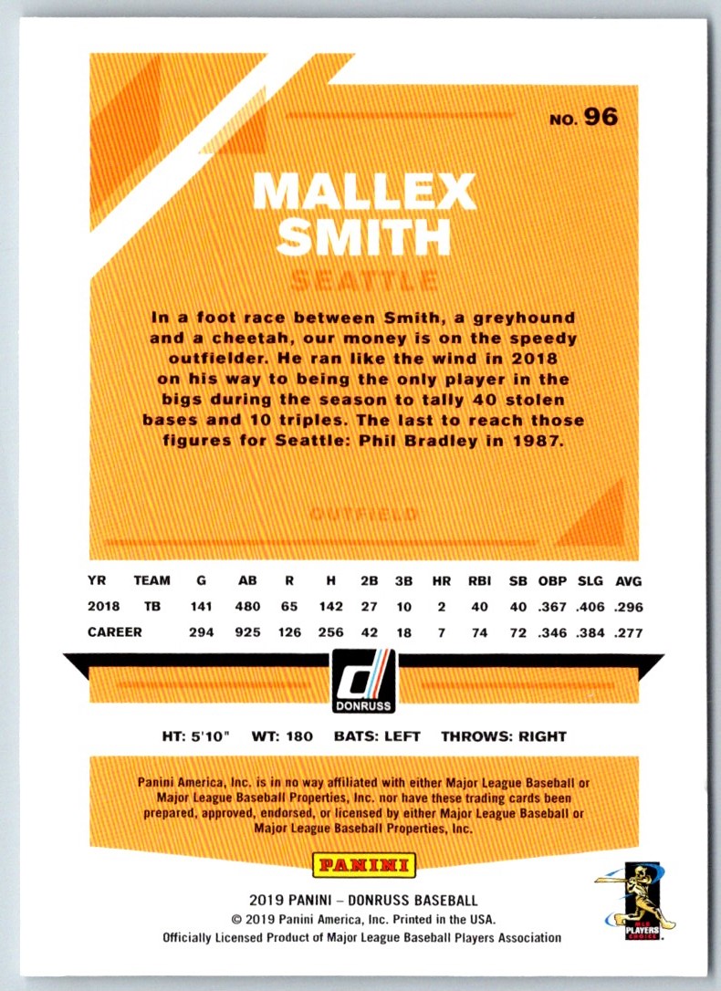 2019 Donruss Mallex Smith