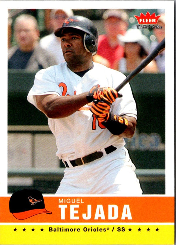 2006 Fleer Tradition Miguel Tejada #114