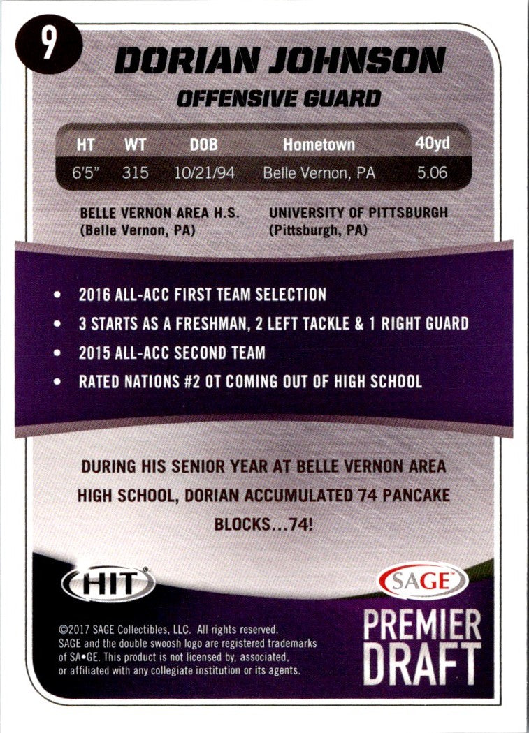 2017 SAGE HIT Dorian Johnson